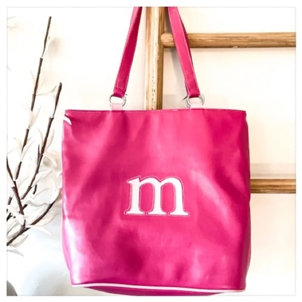 Monogram “M” Pink Tote - Picture 1 of 6